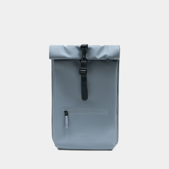 Rolltop W3 Backpack - RAINS - Synthetic - Blue