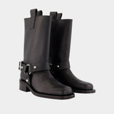 Mid-calf boots - Ganni - Synthetic - Black