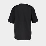 Relaxed Fit T-Shirt - Ganni - Cotton - Black