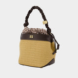 Bou Tote Bag - Ganni - Synthetic - Brown