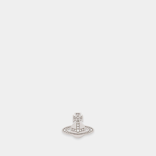Marinetta Single Stud Earrings - Vivienne Westwood - Metal - Silver