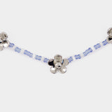 Daisy Beaded Station Necklace - Marc Jacobs - Metal - Silver