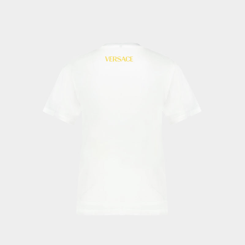 Underwater T Shirt - Versace - Cotton - White