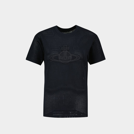 Orb Patch T Shirt - Vivienne Westwood - Synthetic - Black