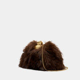 The Small Claw Clip Clutch - Marc Jacobs - Synthetic - Brown