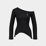 Ls Orgy T-Shirt - Vivienne Westwood - Synthetic - Black