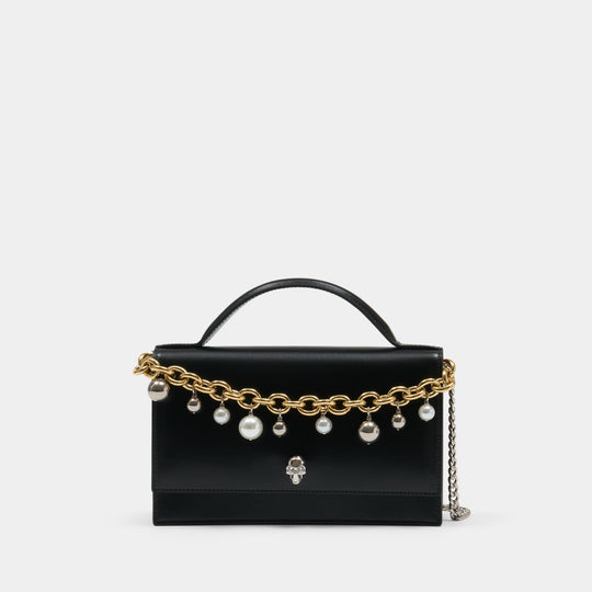 T.h.medium Skull Crossbody - Alexander McQueen - Leather - Black