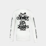 Coming Up Roses T-Shirt - Simone Rocha - Cotton - White