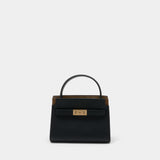 Lee Radziwill Petite Double Bag - Tory Burch - Leather - Black