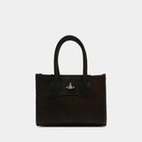 Troy Small Shoulder Bag - Vivienne Westwood - Leather - Brown