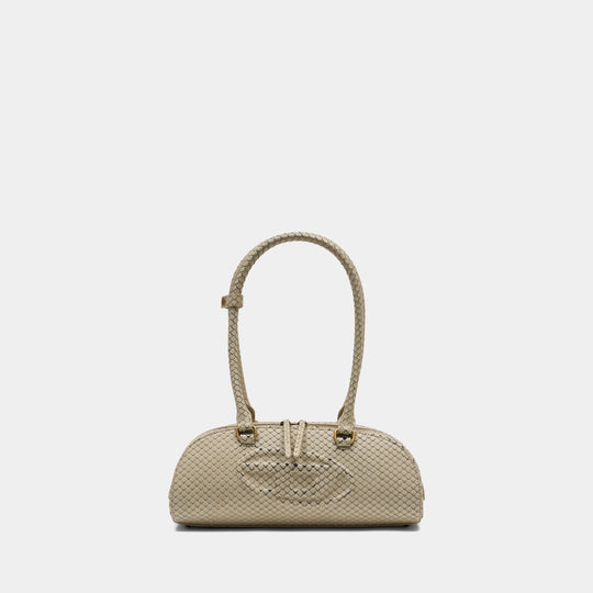 1DR Dome Shoulder Bag - DIESEL - Leather - Beige