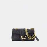 Soft Quilted Tabby 20 Shoulder Bag - Coach - Leather - Black