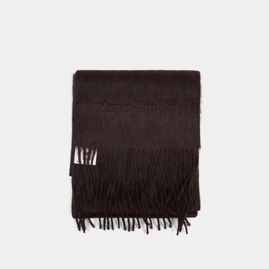 Scarf - Acne Studios - Wool - Brown