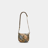 Mini B Clip Messenger Shoulder Bag - Burberry - Synthetic - Multi