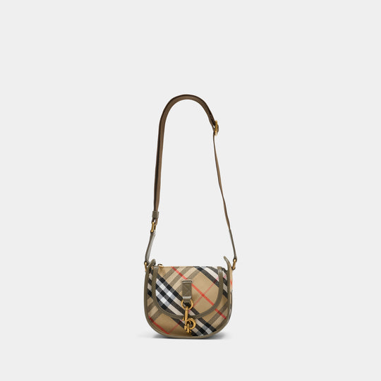Mini B Clip Messenger Shoulder Bag - Burberry - Synthetic - Multi