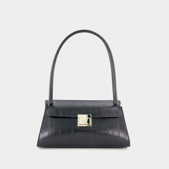Small Mimi Purse - AMI Paris - Leather - Black