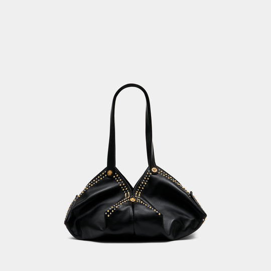Shoulder Bag - Versace - Leather - Black