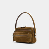 Camero Party V Shoulder Bag - Acne Studios - Leather - Khaki