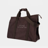 Gym Recuperation Shopper Bag - A.P.C. - Cotton - Brown