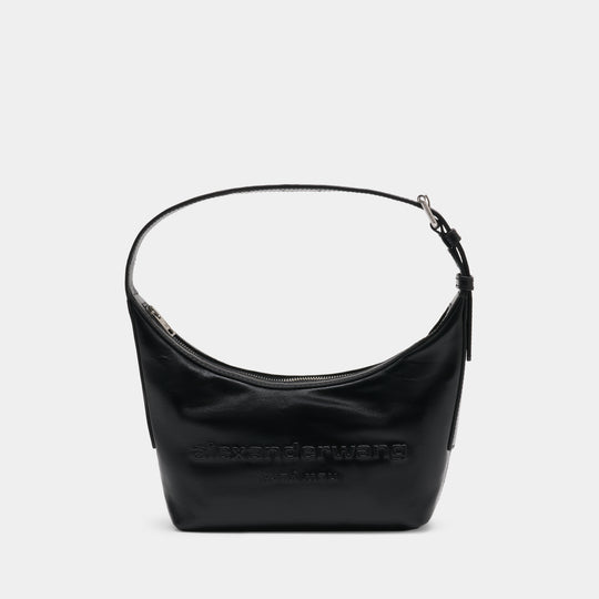 Punch Small Shoulder Bag - Alexander Wang - Leather - Black