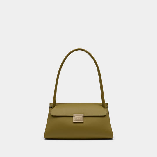 Small Mimi Shoulder Bag - AMI Paris - Leather - Green