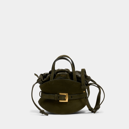 Shuffle Mini Bag - Balmain - Leather - Green