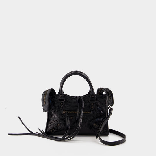 Le City Nano Bag - Balenciaga - Leather - Black