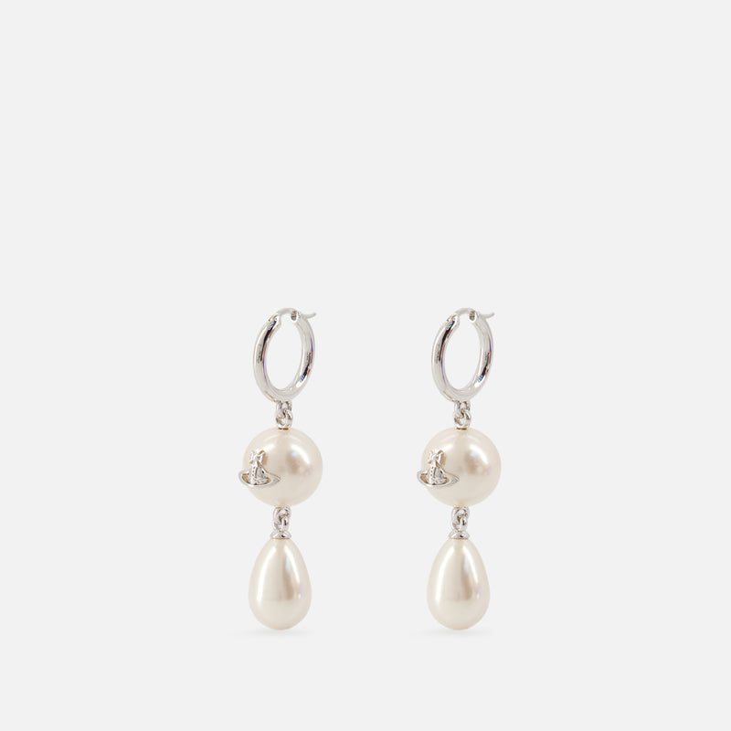 Martha Earrings - Vivienne Westwood - Metal - Silver