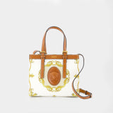 Mini Shopper Bag - Versace - Leather - Multicolor