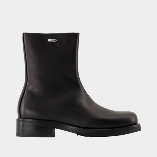 Camion Ankle Boots - OUR LEGACY - Leather - Black