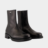 Camion Ankle Boots - OUR LEGACY - Leather - Black