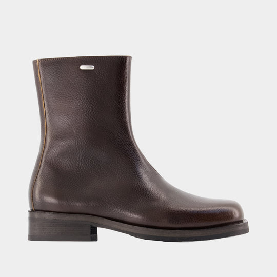 Camion Ankle Boots - OUR LEGACY - Leather - Brown