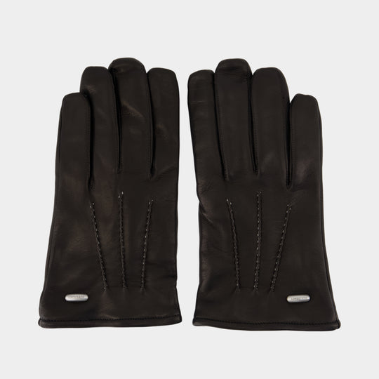 His Gloves - OUR LEGACY - Leather - Black