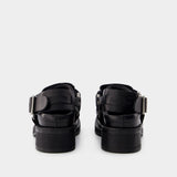 Balius Slides - Acne Studios - Leather - Black