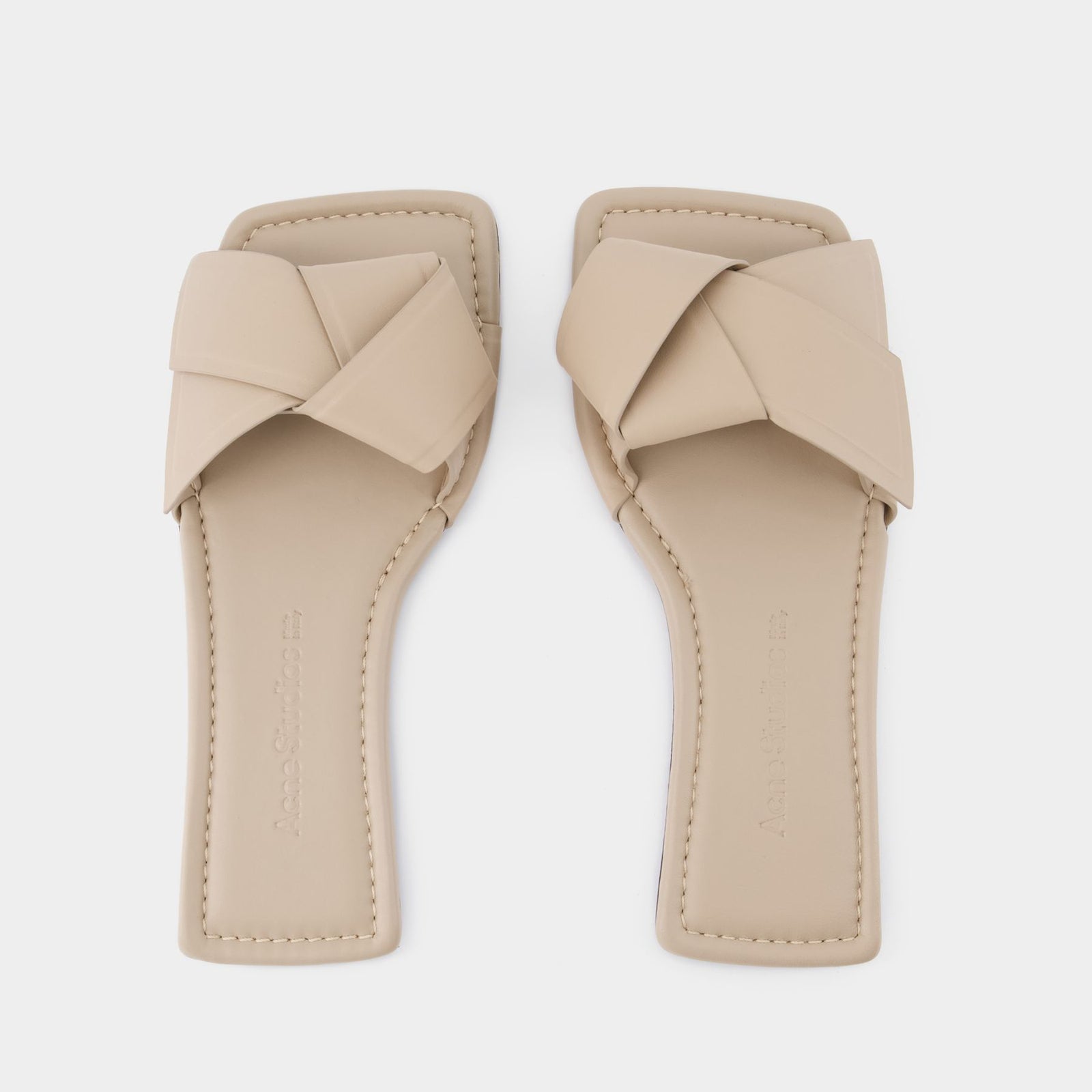 Musubi Sandals - Acne Studios - Leather - Beige Musubi Sandals - Acne Studios - Leather - Beige