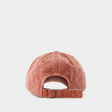 Carliy Tourist Cap - Acne Studios - Cotton - Brick Red