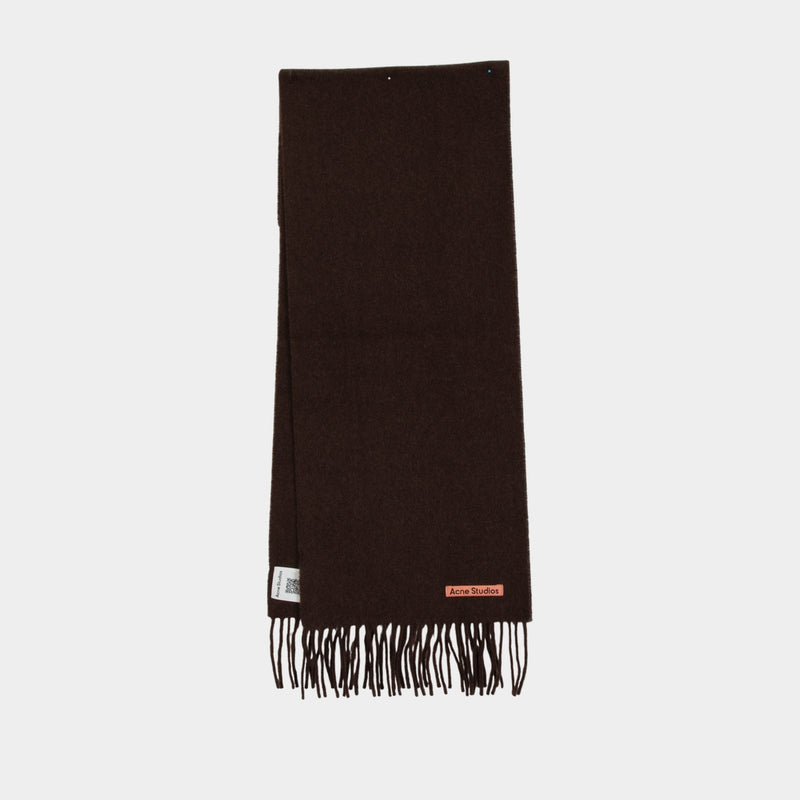 Scarf - Acne Studios - Wool - Brown
