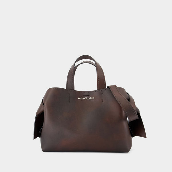 【関税・送料込み】Acne Studios Musubi New Aged R Shopper Bag Musubi New Aged R Shopper Bag - Acne Studios - Leather - Brown