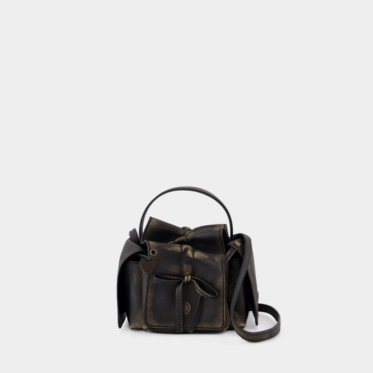 Multipocket Mini Vintage Crossbody - Acne Studios - Leather - Brown