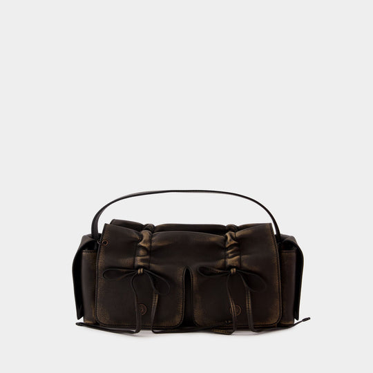Multipocket Vintage Shoulder Bag - Acne Studios - Leather - Brown