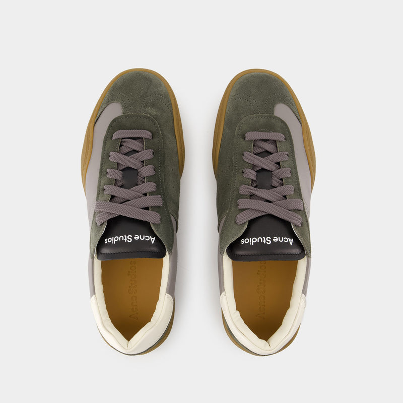 Bars M Sneakers Acne Studios Leather Grey1