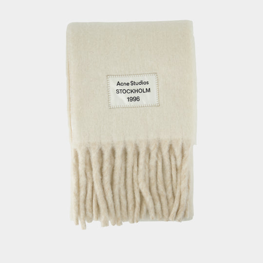 Scarf - Acne Studios - Wool - White