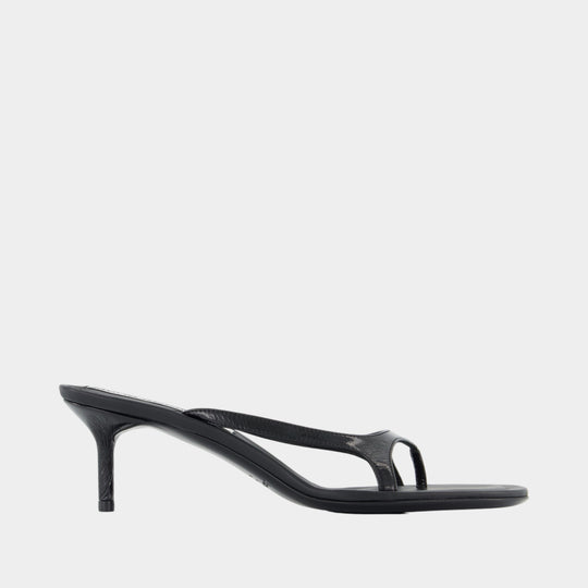 Sandals - Acne Studios - Leather - Black