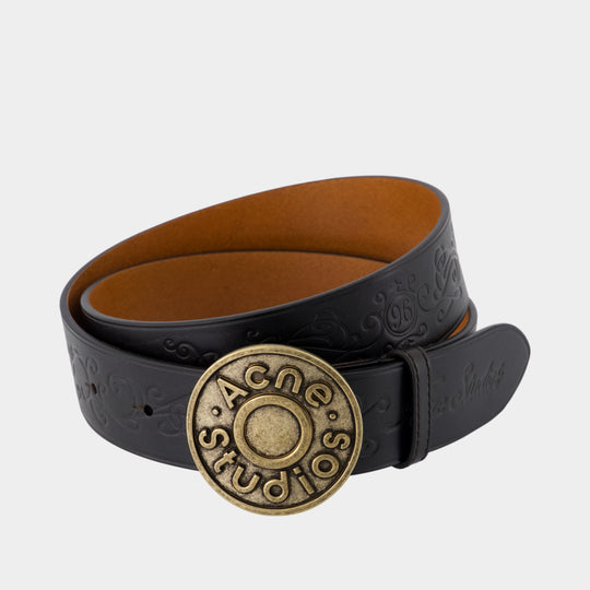 Belt - Acne Studios - Leather - Black