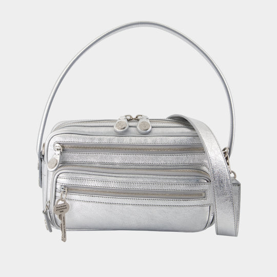 Camero Party Shoulder Bag - Acne Studios - Leather - Silver