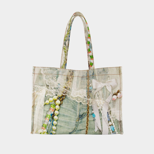 Shopper Bag - Acne Studios - Cotton - White