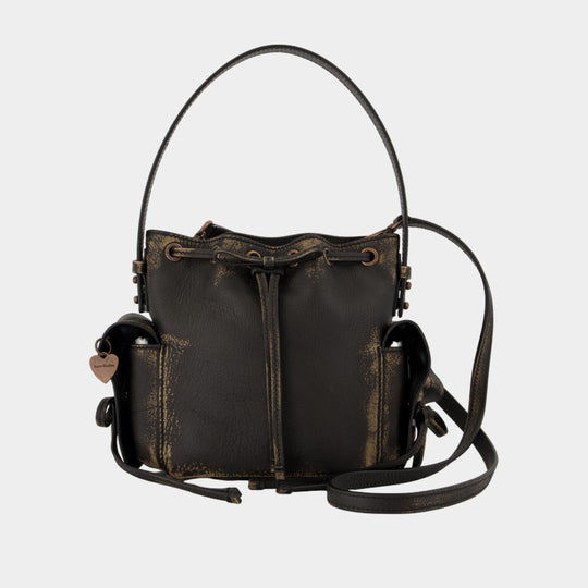 Multipocket Mini Crossbody - Acne Studios - Leather - Brown
