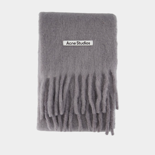 Fn Ux Scar000456 Scarf - Acne Studios - Wool - Grey