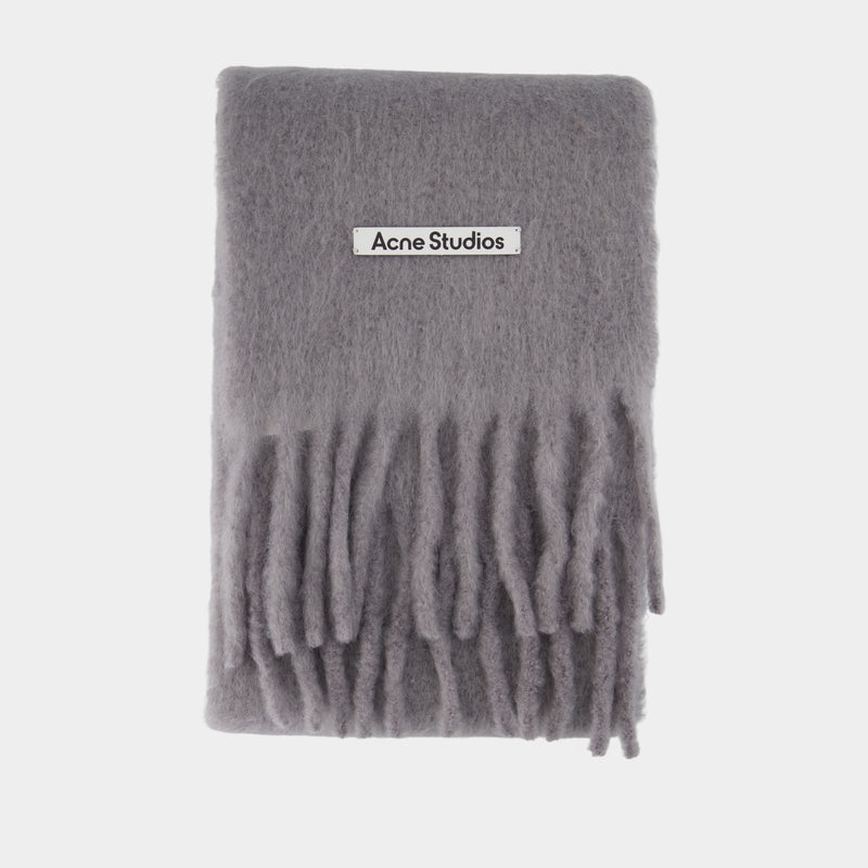 Fn Ux Scar000456 Scarf - Acne Studios - Wool - Grey