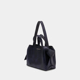Musubi New Aged R Shoulder Bag - Acne Studios - Leather - Dark Blue